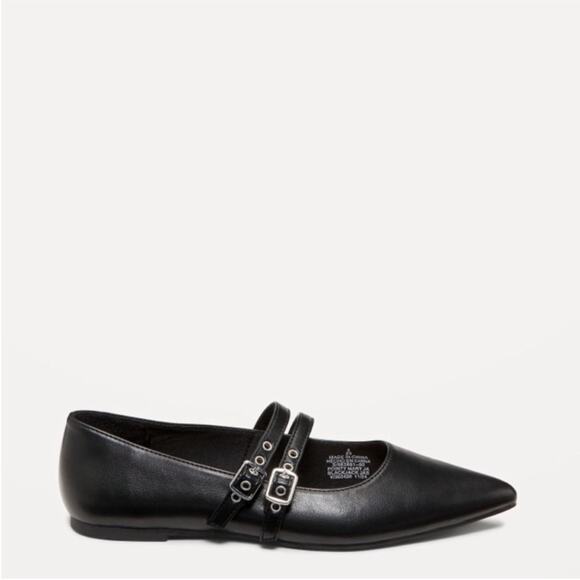 Old Navy Black Double-Buckle Mary
Jane Flats - Picture 2 of 9